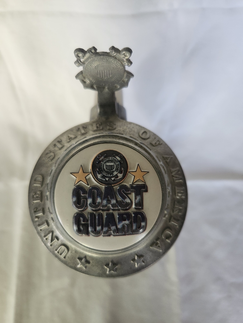 Budweiser Coast Guard Lidded Beer Stein 1999 - Picture 9 of 11
